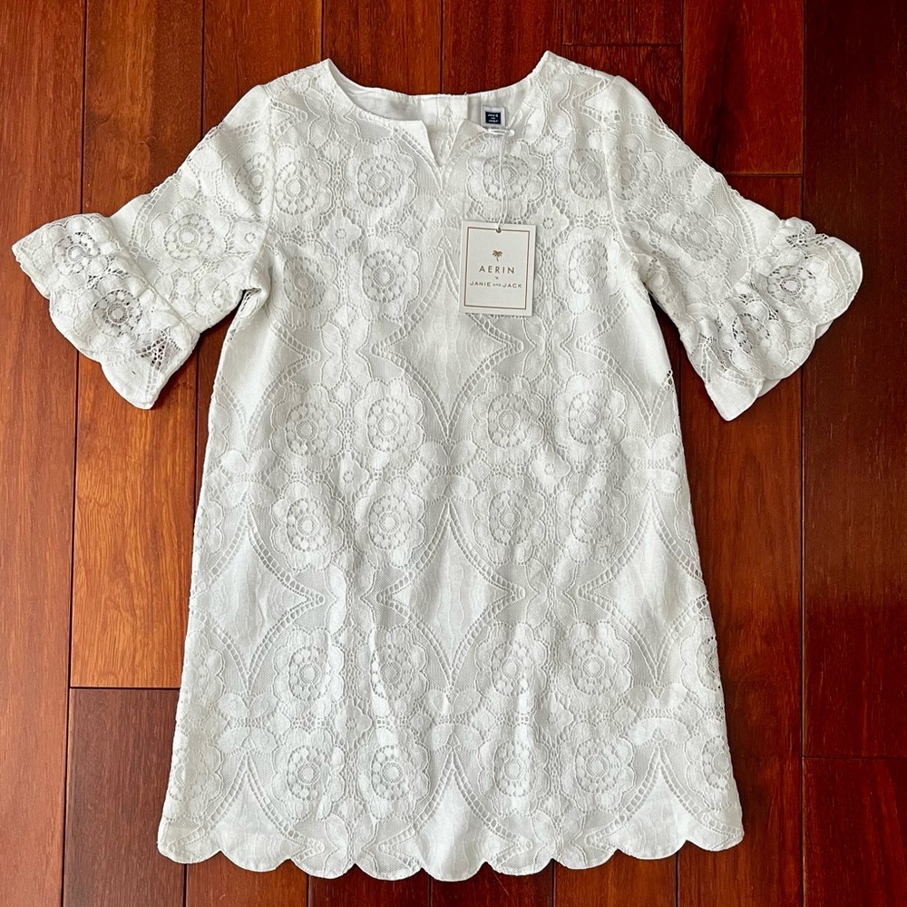 brand new with tags janie and jack x aerin lace dress size 6